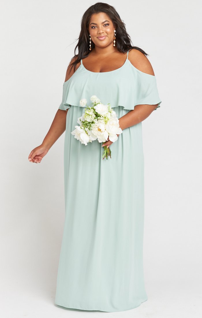 Caitlin Ruffle Maxi Dress