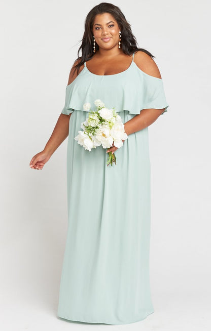 Caitlin Ruffle Maxi Dress