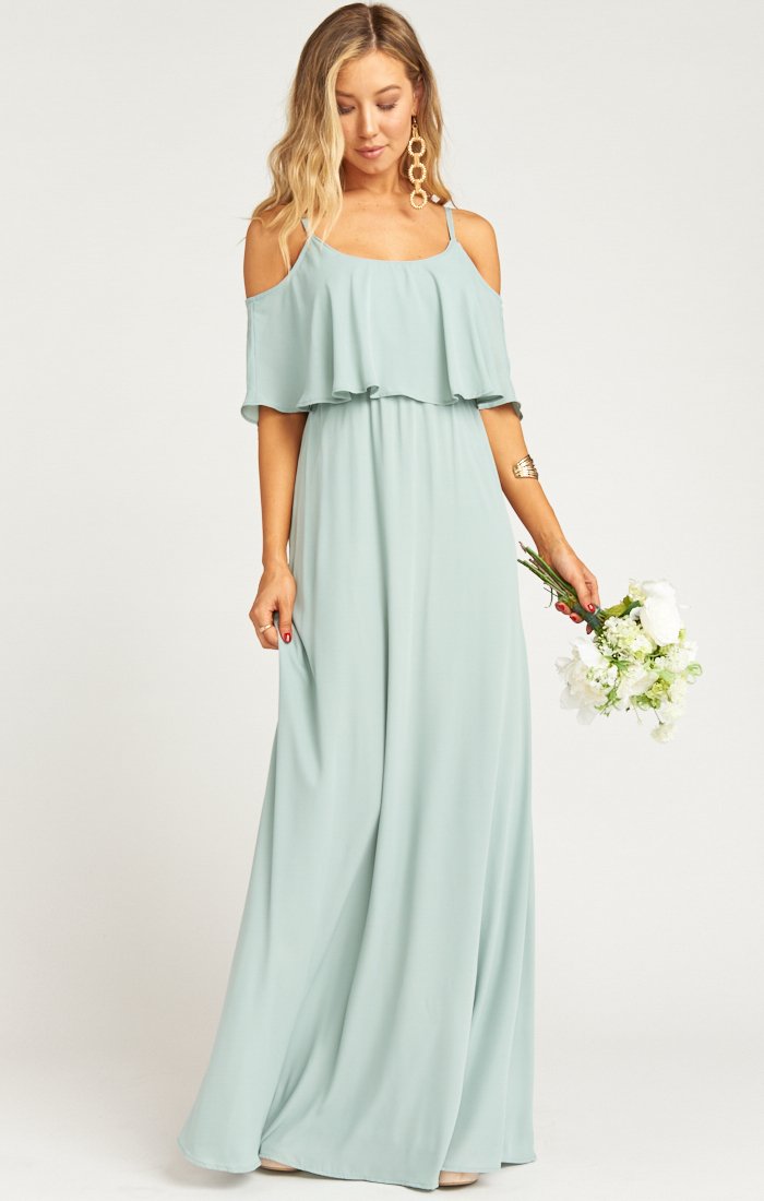 Caitlin Ruffle Maxi Dress