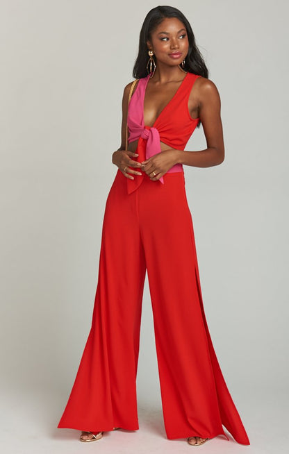 Campbell High Slit Pants