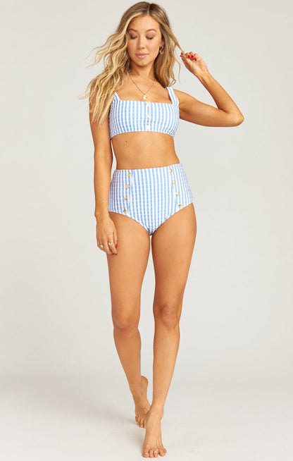 High Tide High Button Bottom