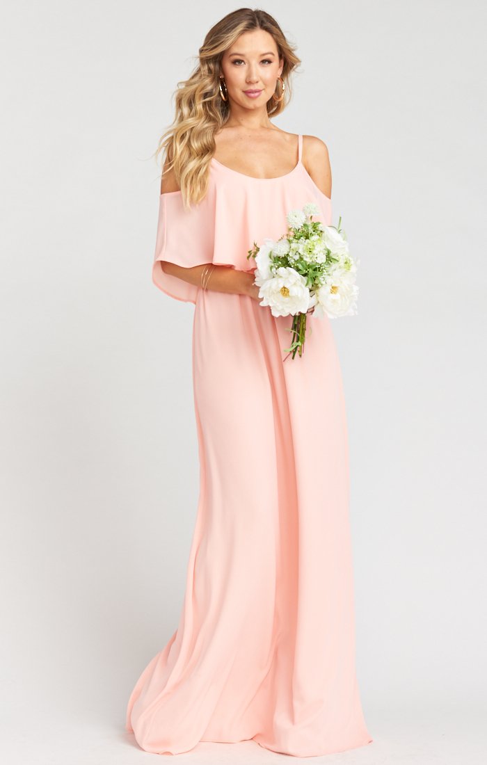 Caitlin Ruffle Maxi Dress