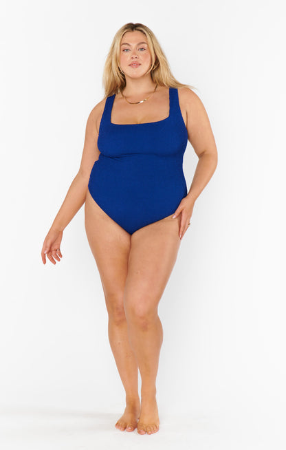 The Scrunch One Piece ~ Navy Scrunch