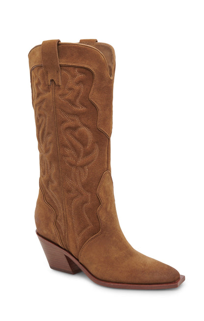 Dolce Vita Sydni Cowboy Boot ~ Tobacco