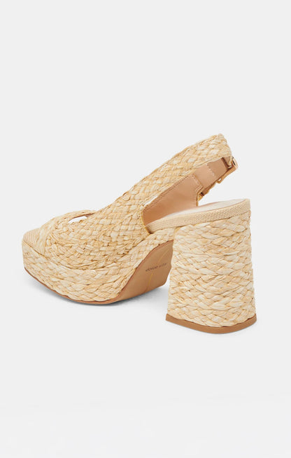 Dolce Vita Flores Platform Heel ~ Light Natural
