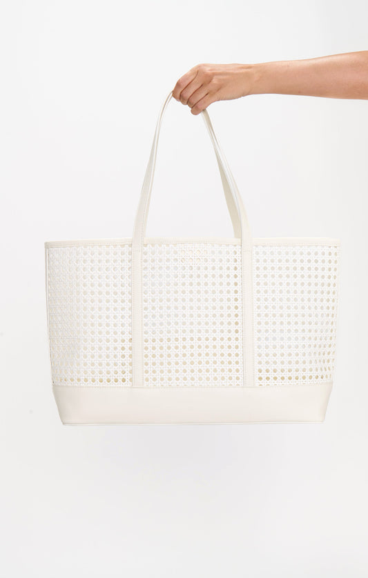 Soleil Tote Bag ~ White