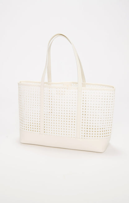 Soleil Tote Bag ~ White