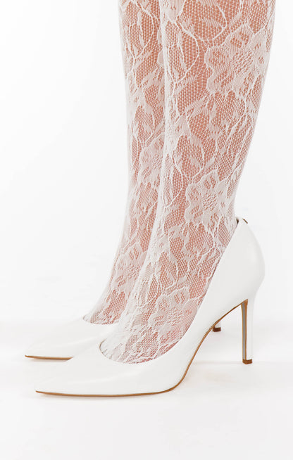 Sam Edelman Hazel Heel ~ Bright White Leather