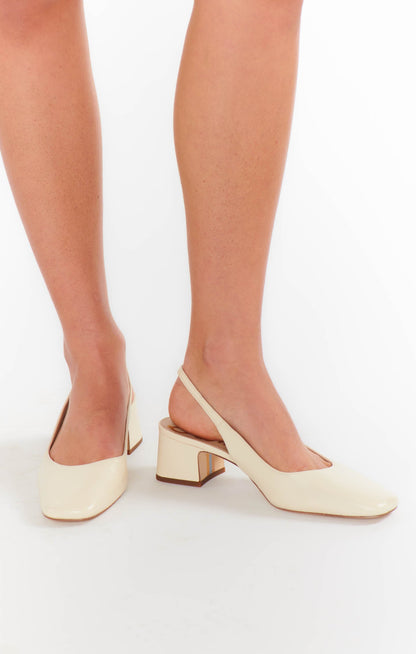 Sam Edelman Terra Kitten Heel ~ Modern Ivory