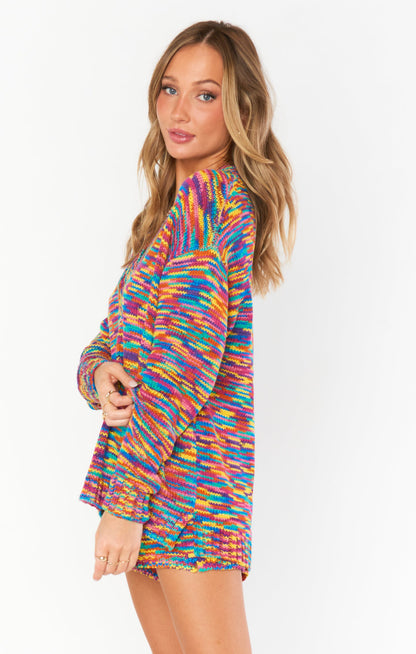 Gilligan Sweater ~ Colorful Space Dye Knit