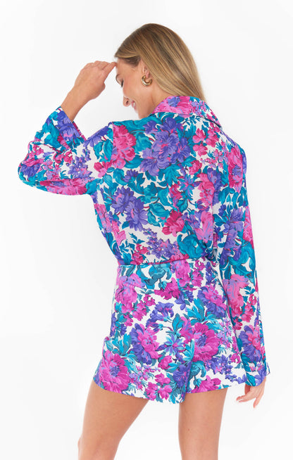 Spencer Skort ~ Magenta Blooms