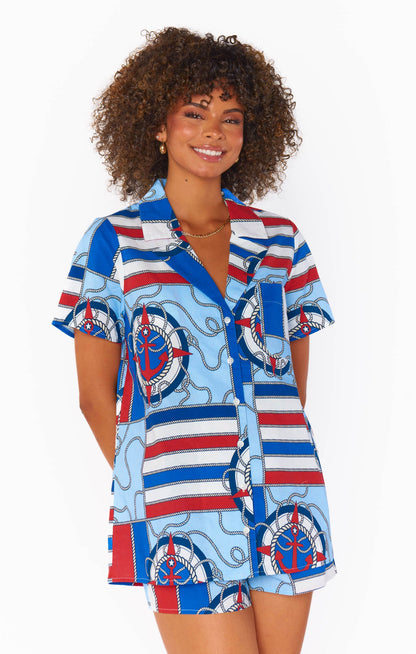 Home and Away PJ Set ~ Anchors Away