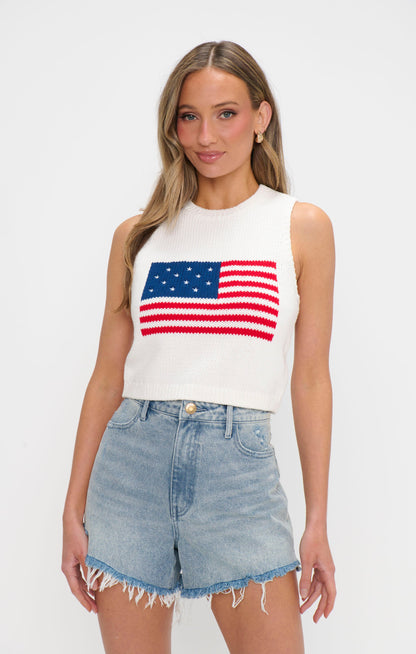 Milo Tank ~ Flag Knit