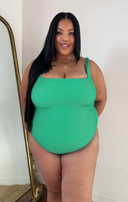 The Scrunch One Piece ~ Sea Green Scrunch