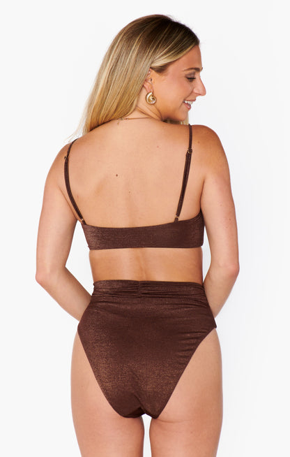 Ibiza Top ~ Cinnamon Shimmer with Starfish