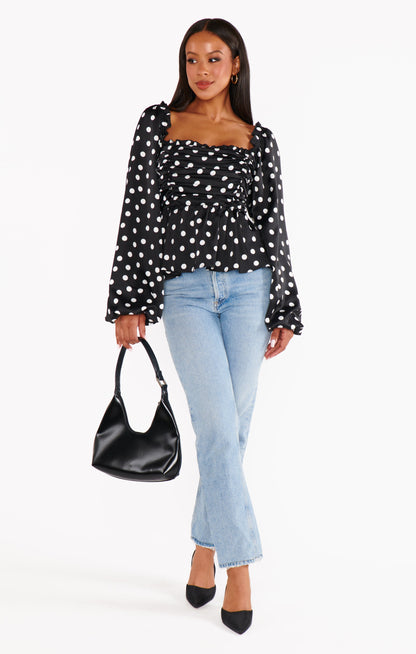 Atiana Top ~ Polka Dot