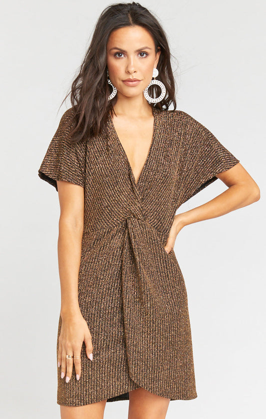 Get Twisted Mini Dress