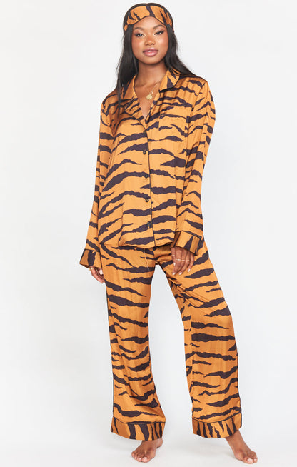 Paige PJ Set With Eye Mask