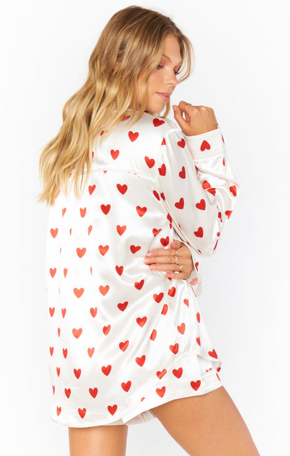 Favorite PJ Set ~ Queen of Hearts Silky