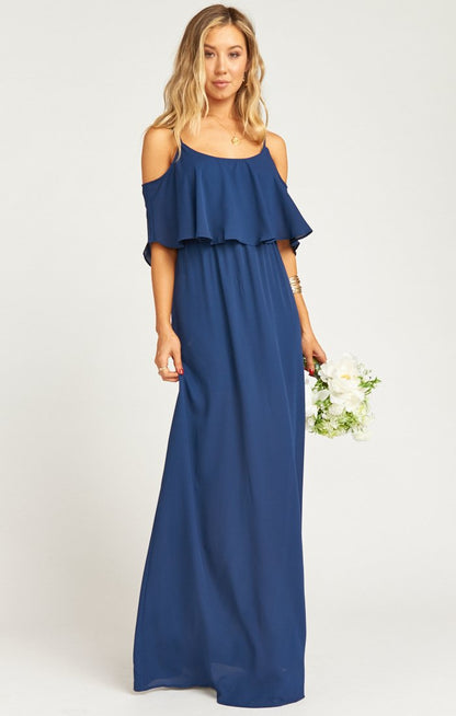 Caitlin Ruffle Maxi Dress
