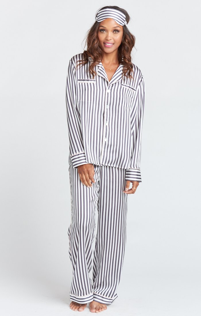 Paige PJ Set With Eye Mask