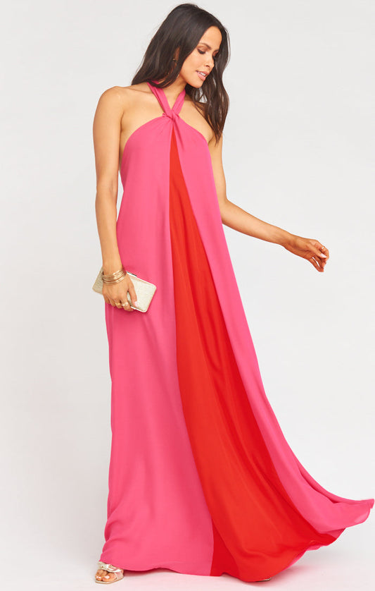 Twist and Turn Maxi Dress
