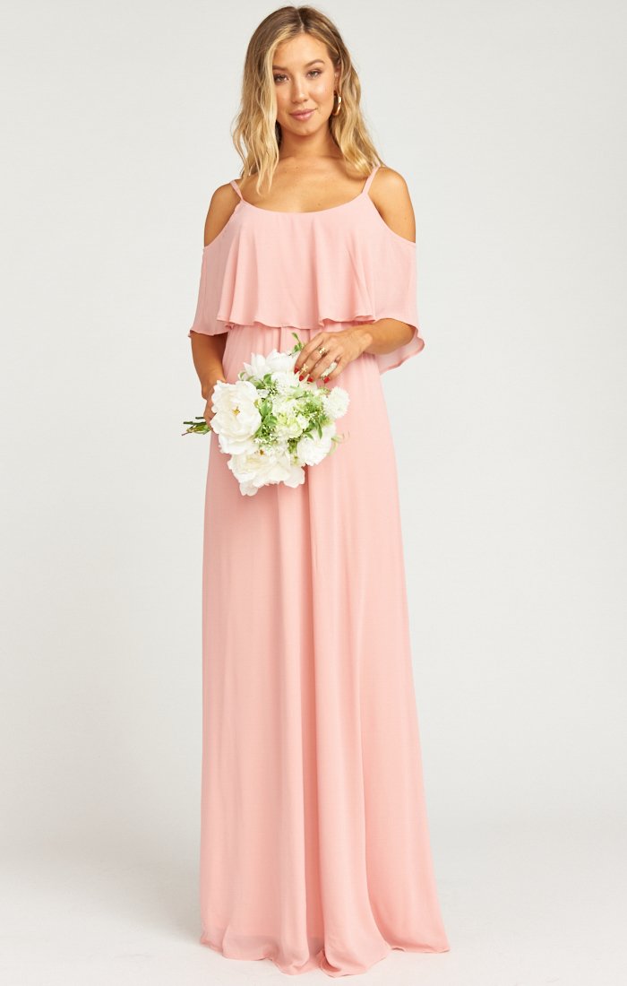 Caitlin Ruffle Maxi Dress