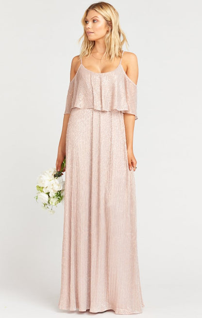 Caitlin Ruffle Maxi Dress