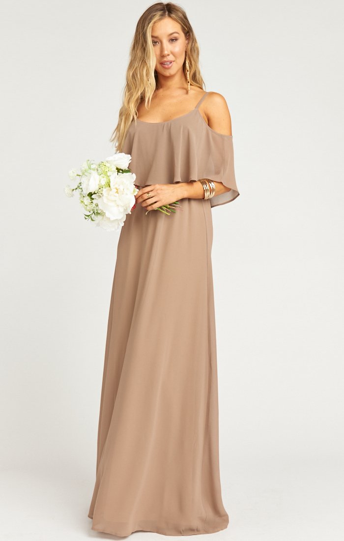 Caitlin Ruffle Maxi Dress