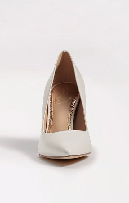 Sam Edelman Hazel Heel ~ Bright White Leather