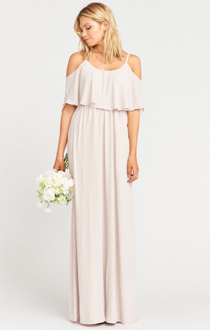 Caitlin Ruffle Maxi Dress