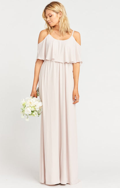 Caitlin Ruffle Maxi Dress